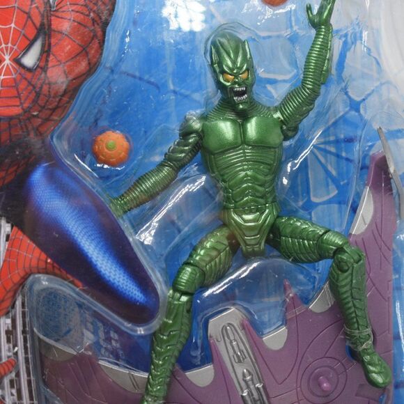 Spider-Man Movie 3 Green Goblin Pumpkin Bomb Battle Glider Factory New - Picture 4 of 9